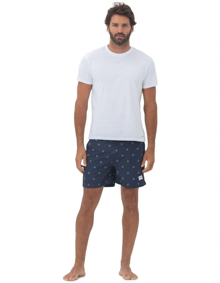 Helms Swim Shorts in Navy image 6