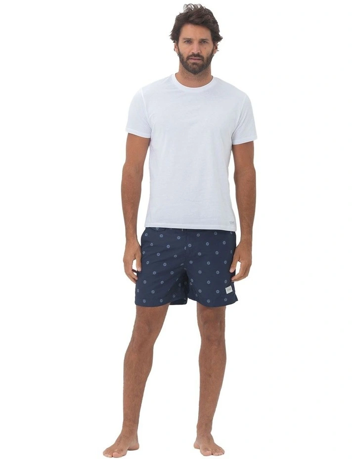 Helms Swim Shorts in Navy image 6
