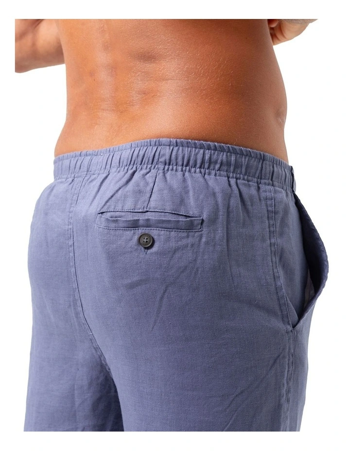 Coast Linen Pants in Denim Blue image 4