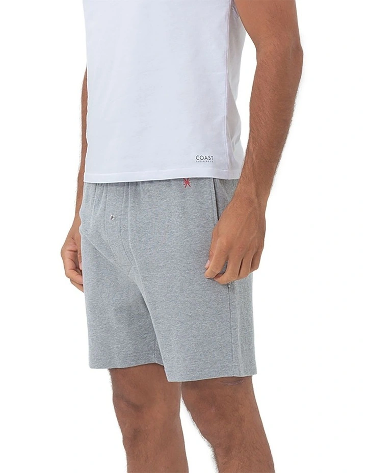Barcelona Lounge Shorts in Grey Marle image 1
