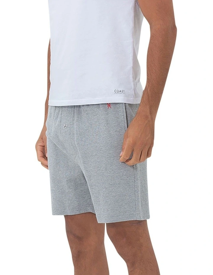 Barcelona Lounge Shorts in Grey Marle image 1