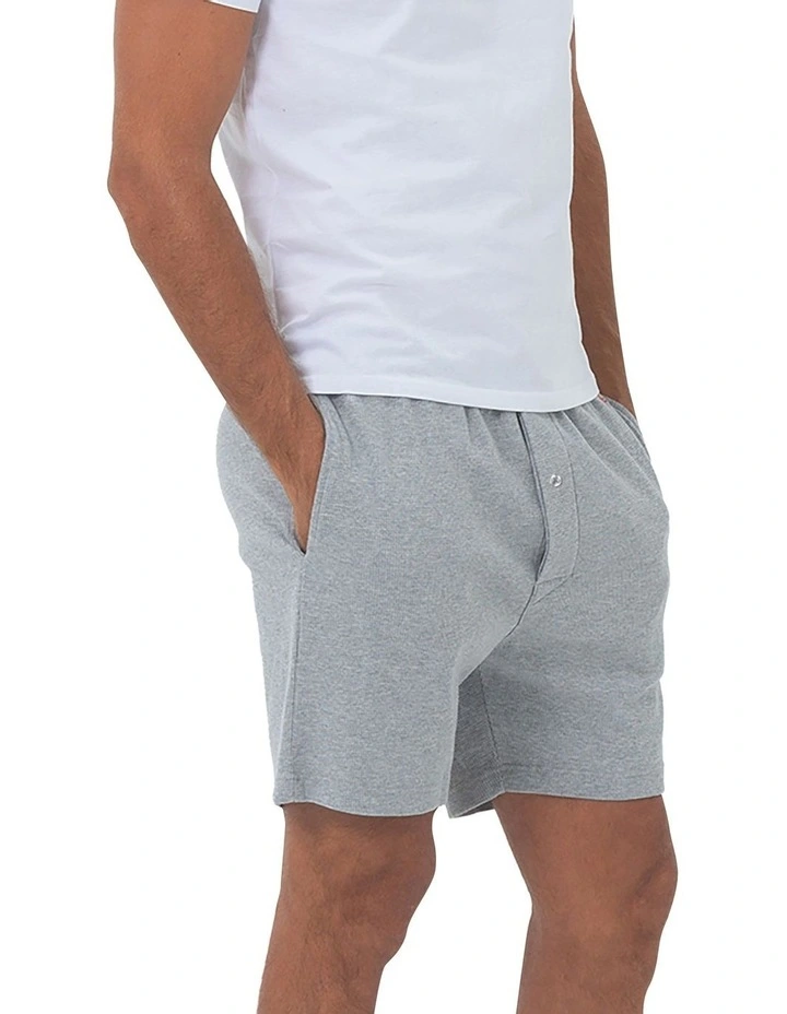Barcelona Lounge Shorts in Grey Marle image 3