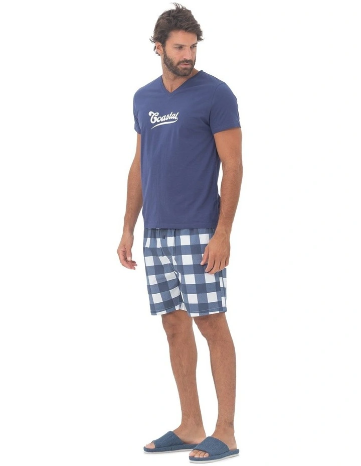 Coastal Cruise Pyjamas in Navy image 3