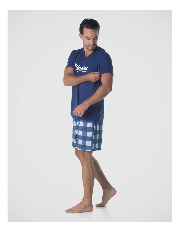 Coastal Cruise Pyjamas in Navy image 3