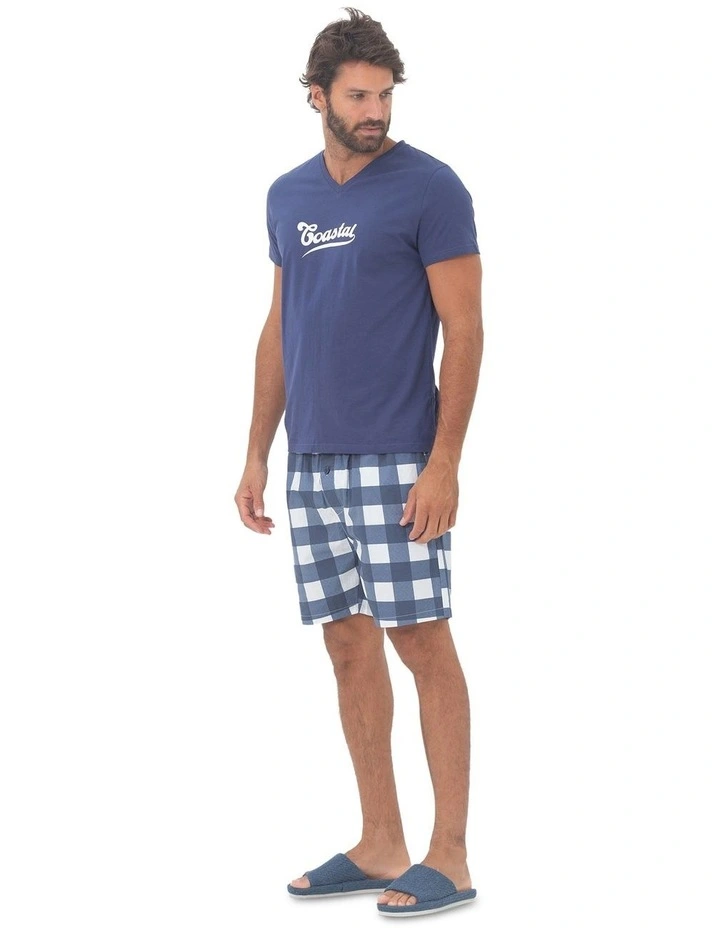 Coastal Cruise Pyjamas in Navy image 3