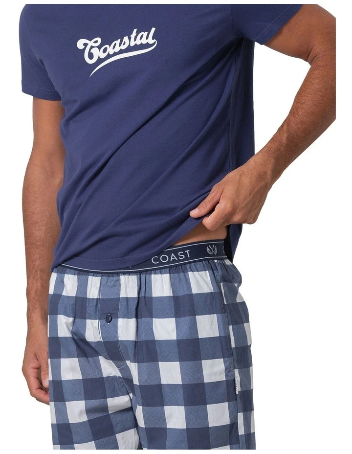 Coastal Cruise Pyjamas in Navy image 4