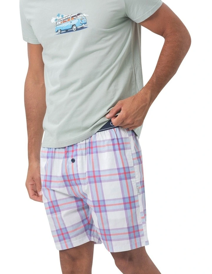 Road Tripping Mens Pyjamas in Green image 4