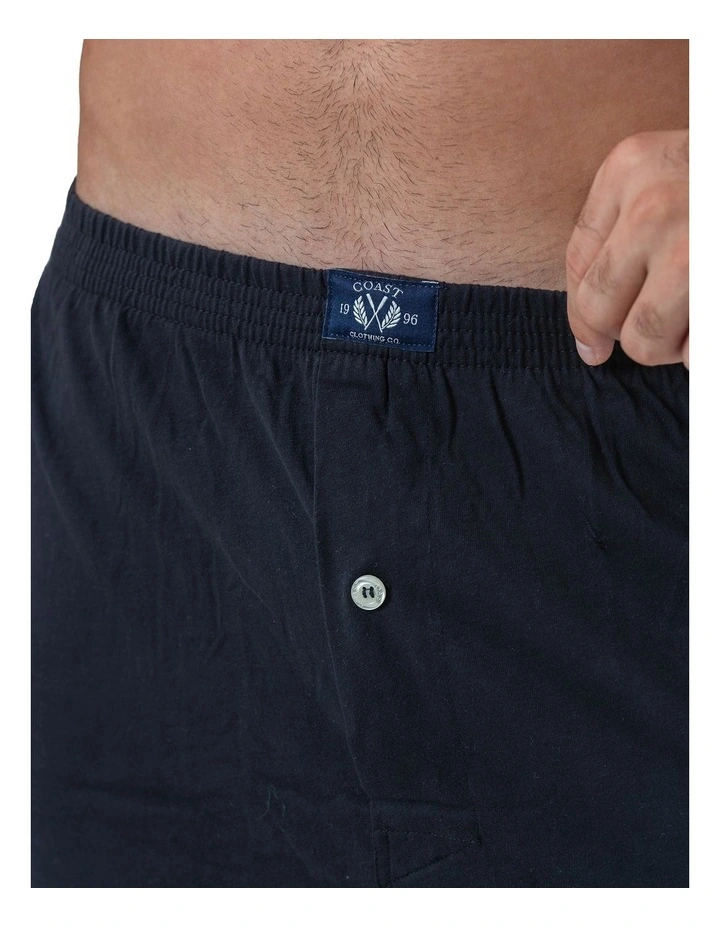 Knit Boxers 2 Pack in Black image 5