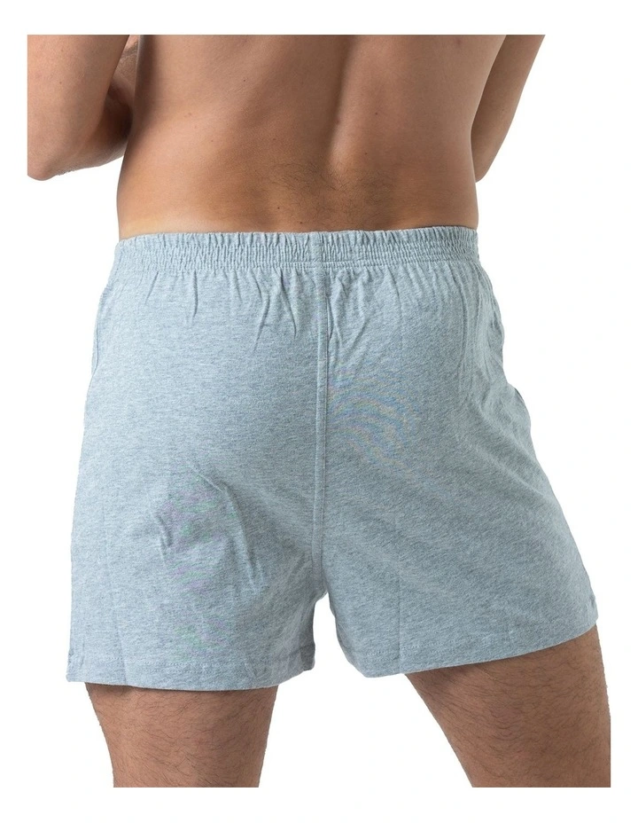 Knit Boxers 2 Pack in Grey image 3