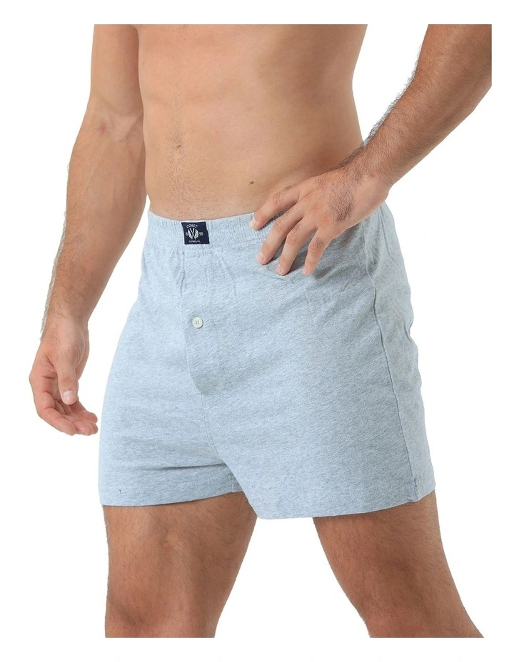 Knit Boxers 2 Pack in Grey image 7