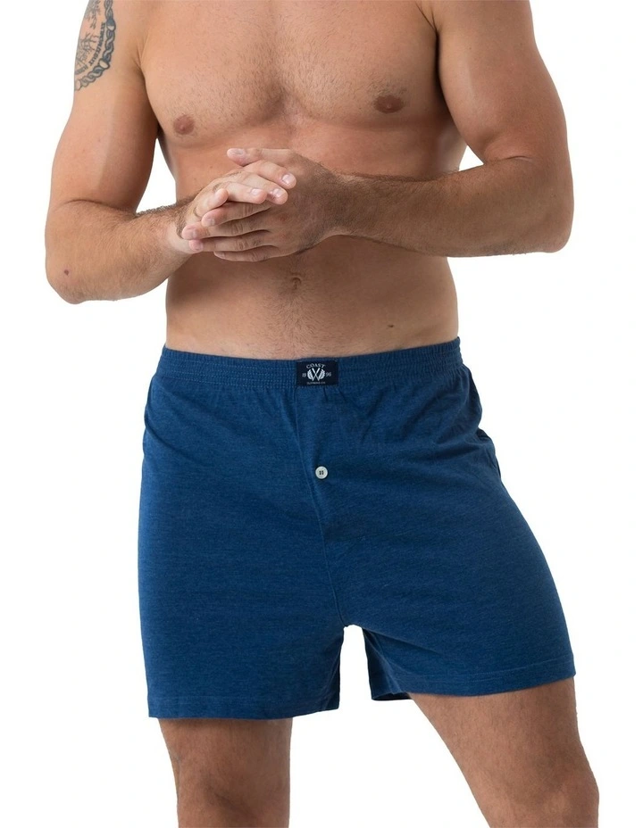 Knit Boxers 2 Pack in Navy Iris image 2