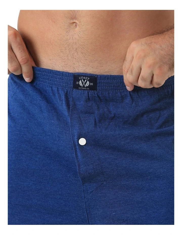 Knit Boxers 2 Pack in Navy Iris image 5