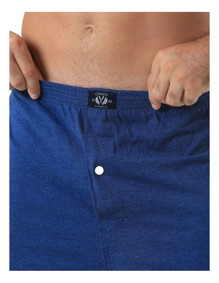 Knit Boxers 2 Pack in Navy Iris image 5