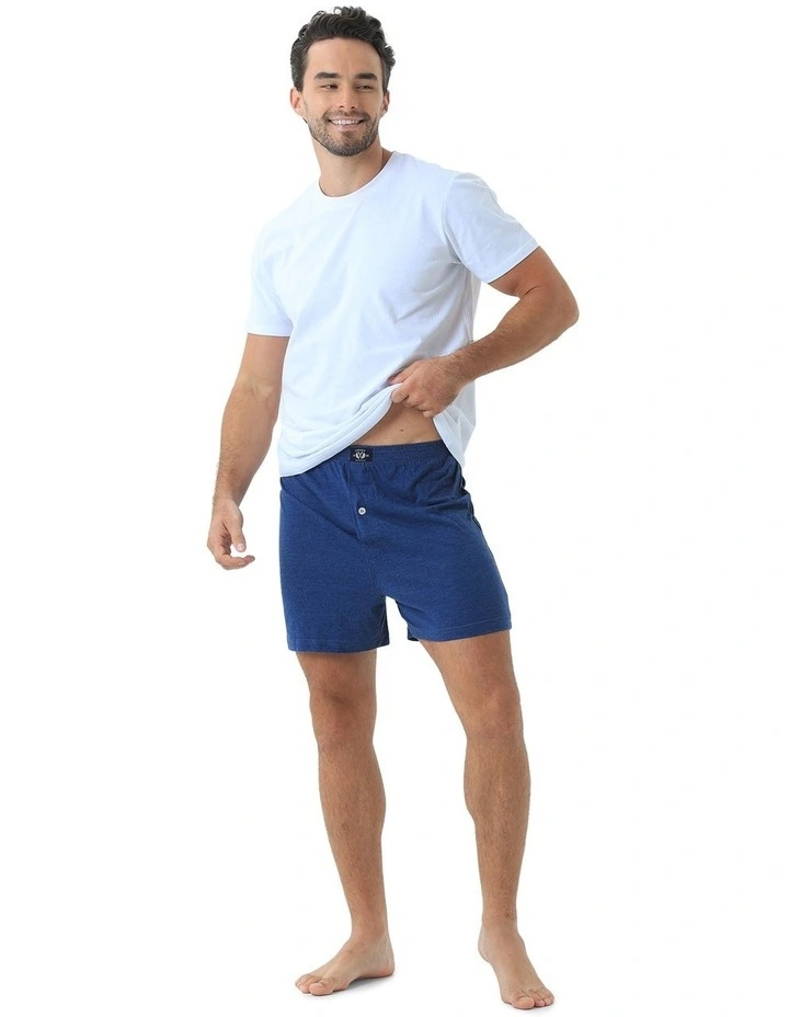 Knit Boxers 2 Pack in Navy Iris image 7