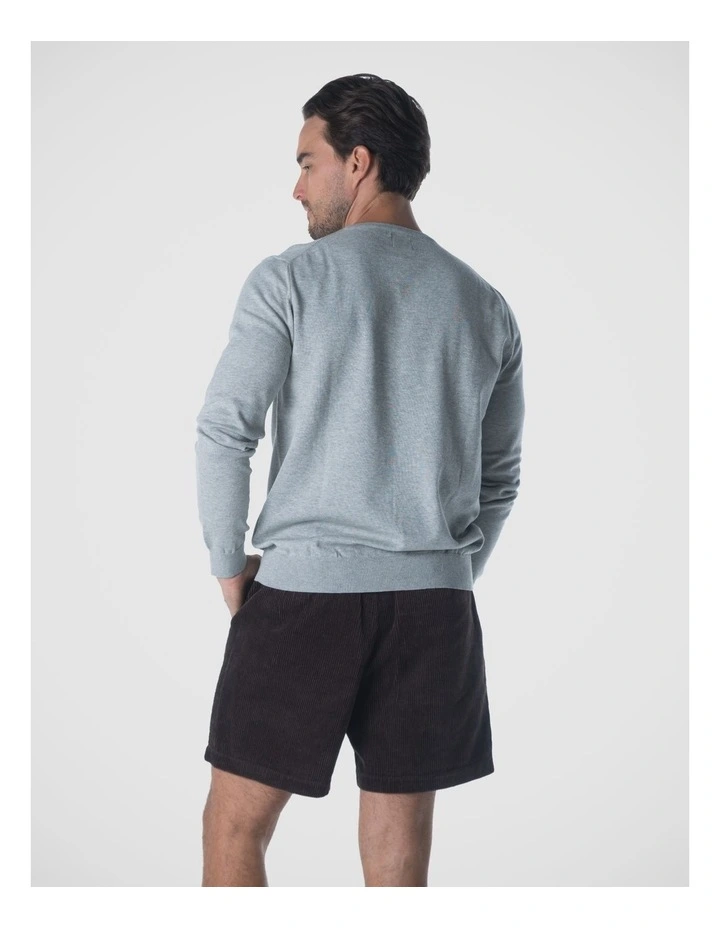 Crew Neck Jumper in Grey image 2