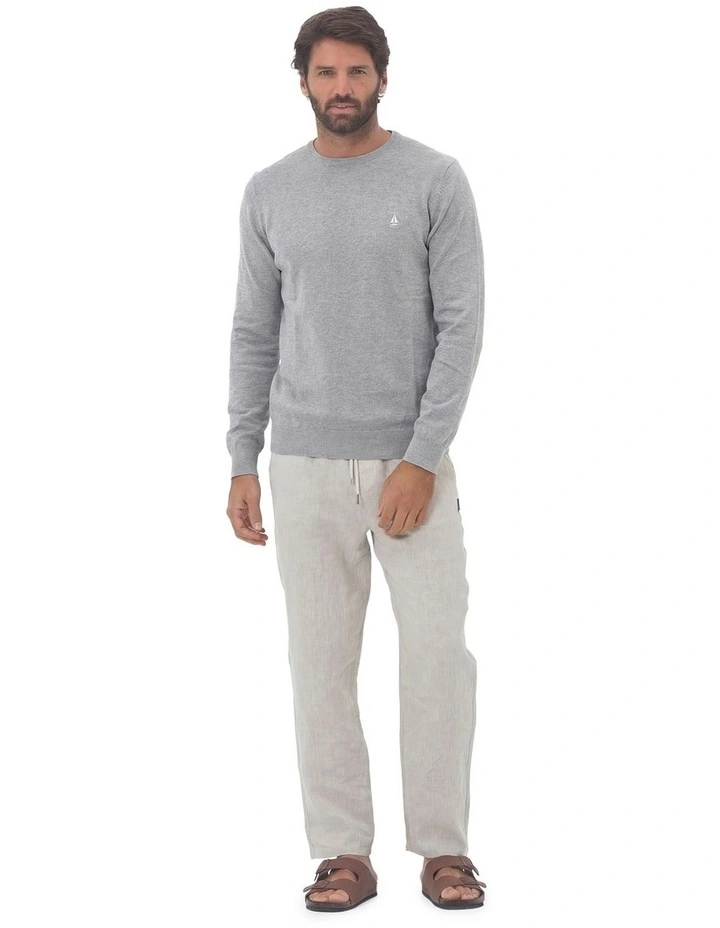 Crew Neck Jumper in Grey image 5