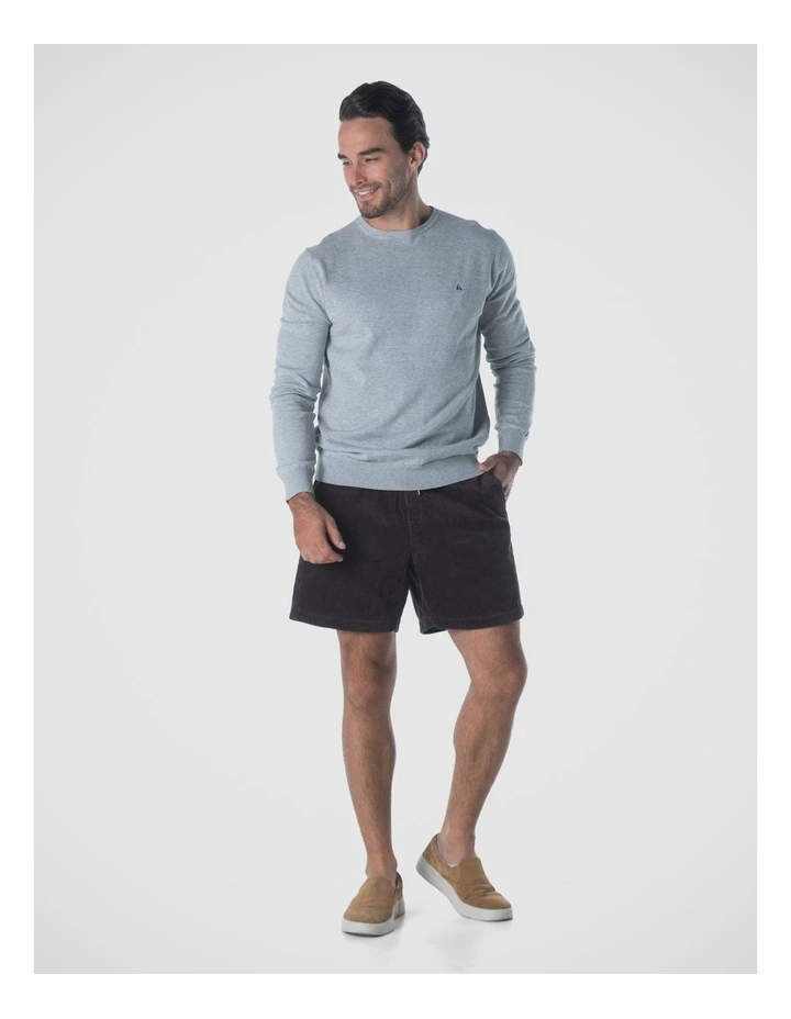 Crew Neck Jumper in Grey image 5