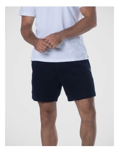 Marina Cord Shorts - Navy