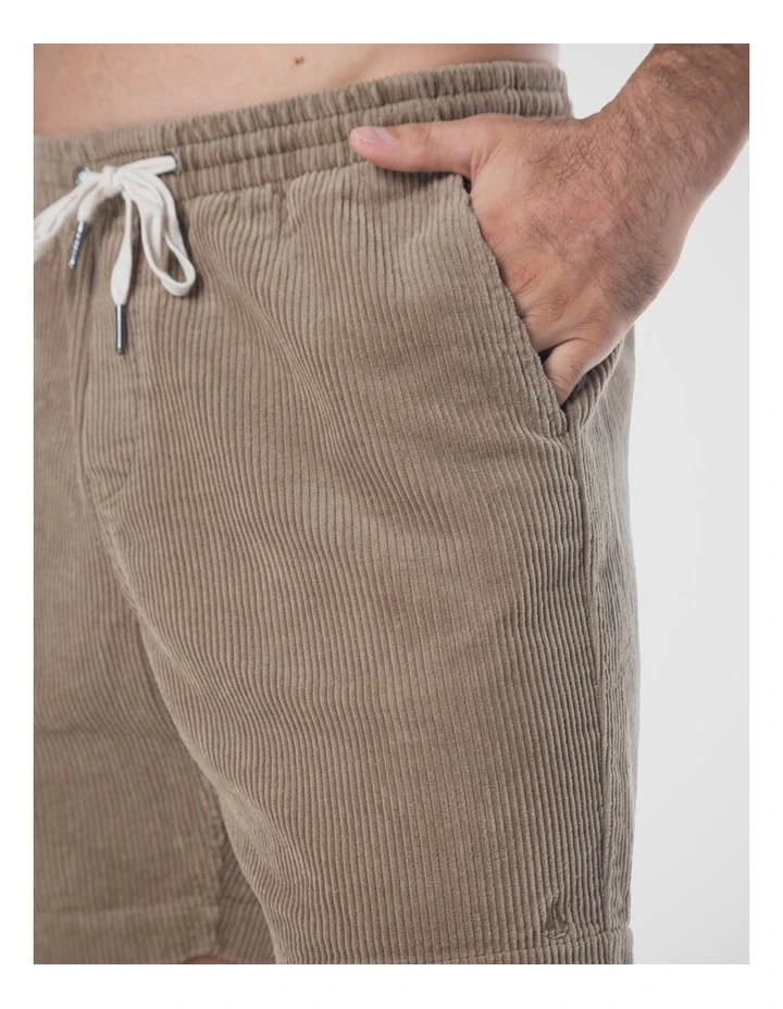 Marina Cord Shorts - Khaki image 4