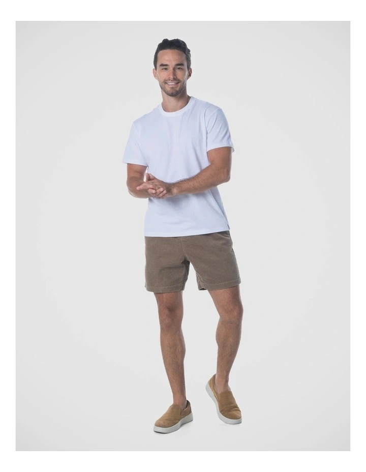 Marina Cord Shorts - Khaki image 6