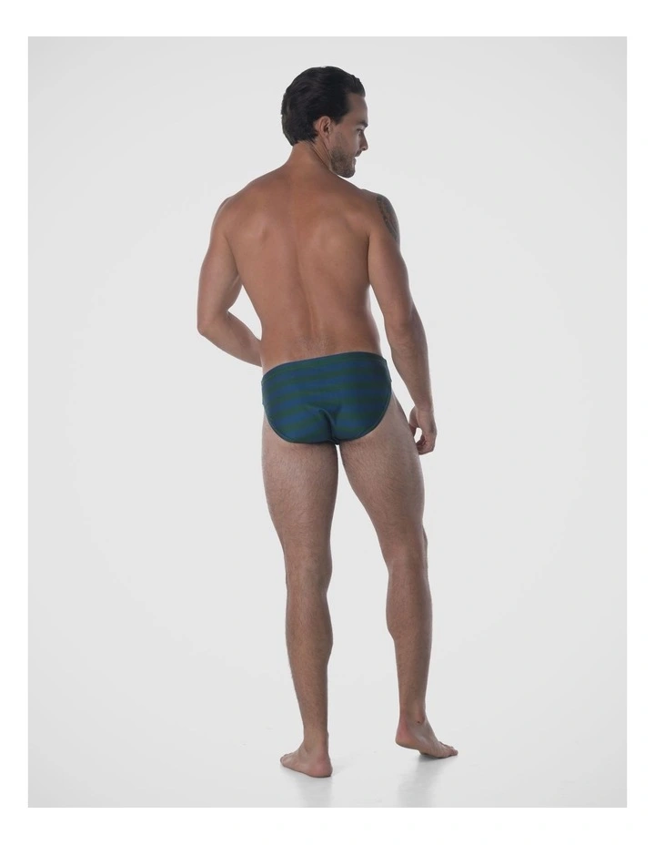 Tideline Swim Brief - Green image 2