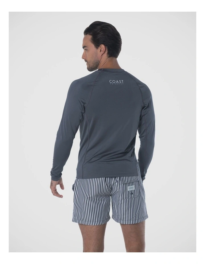 Tideline Long Sleeve Rash Vest - Grey image 2