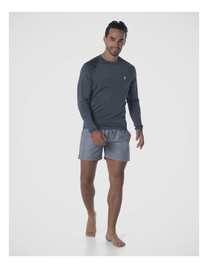 Tideline Long Sleeve Rash Vest - Grey image 6