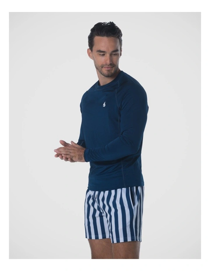 Tideline Long Sleeve Rash Vest - Blue image 3