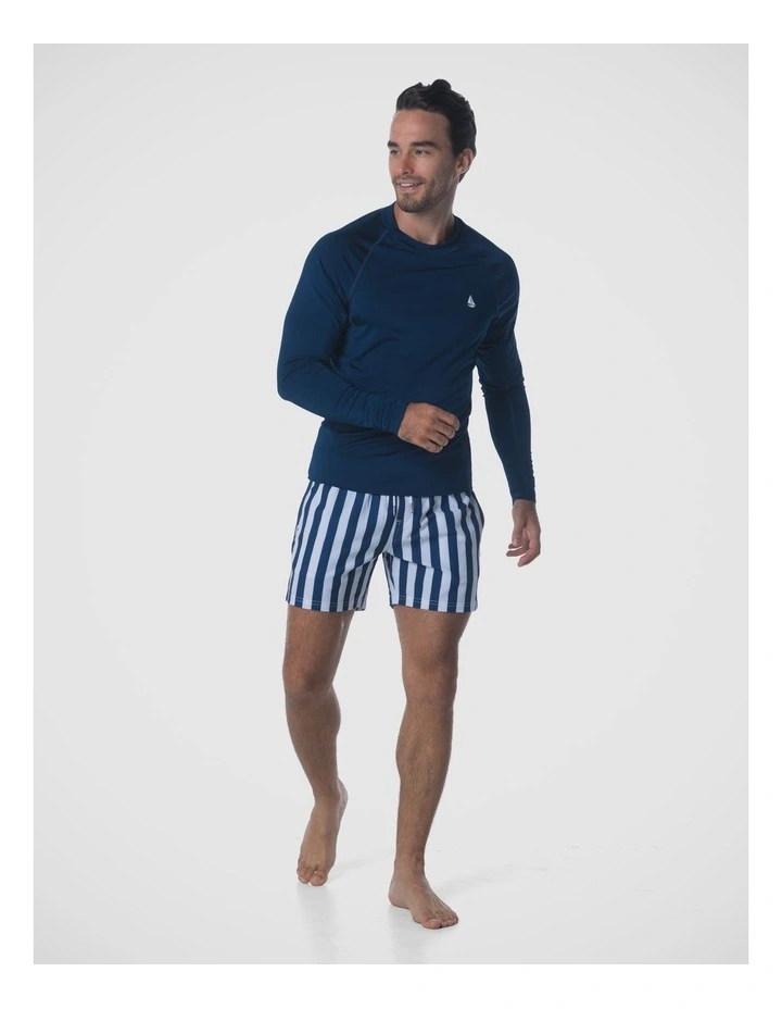Tideline Long Sleeve Rash Vest - Blue image 6