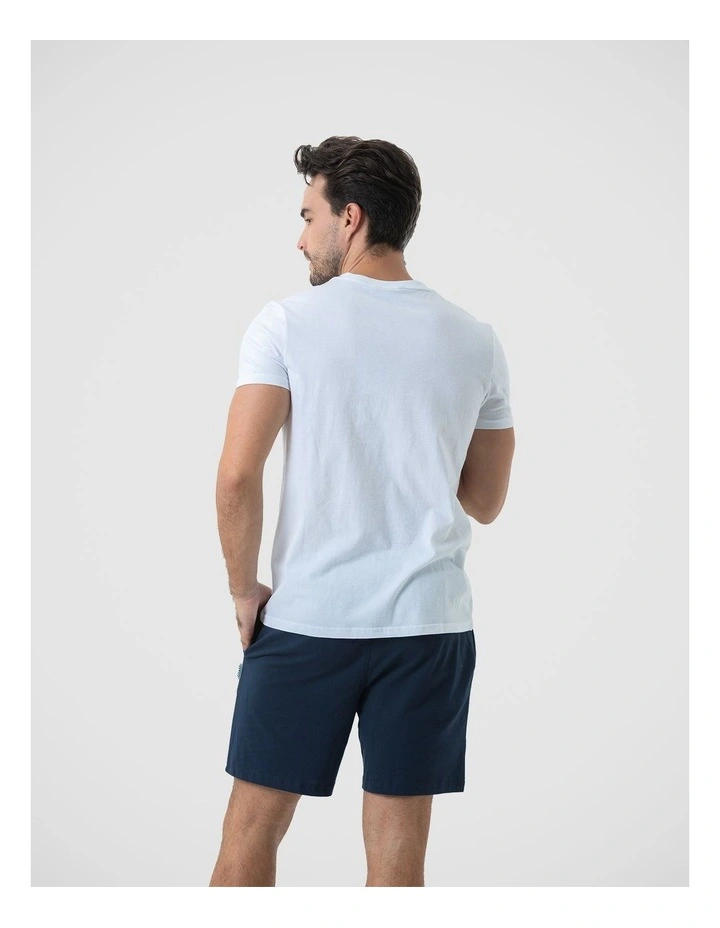 V Neck Tee - White image 2