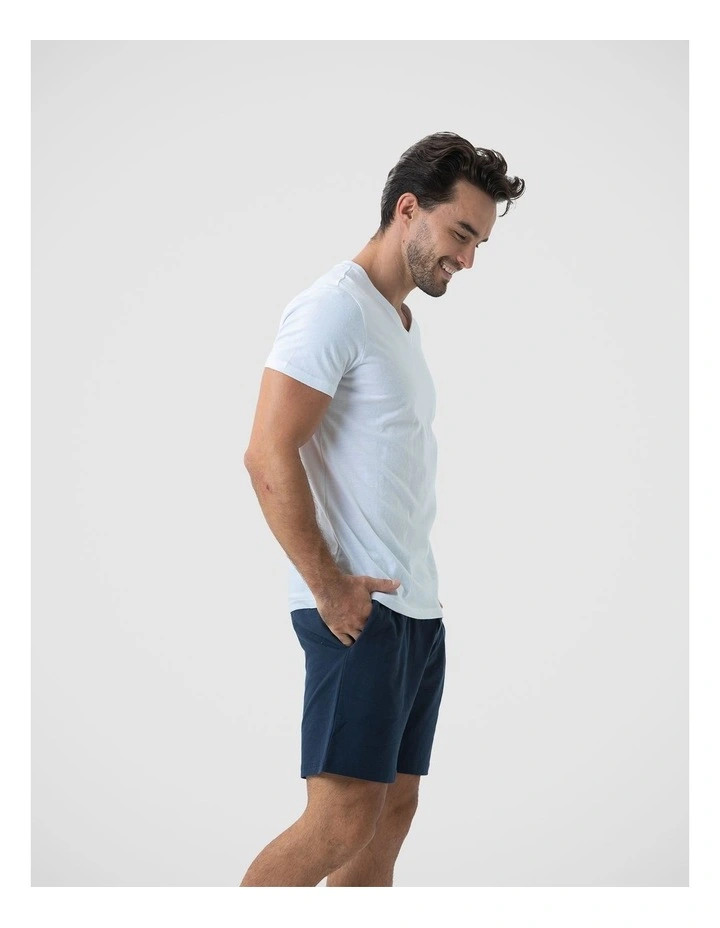 V Neck Tee - White image 3
