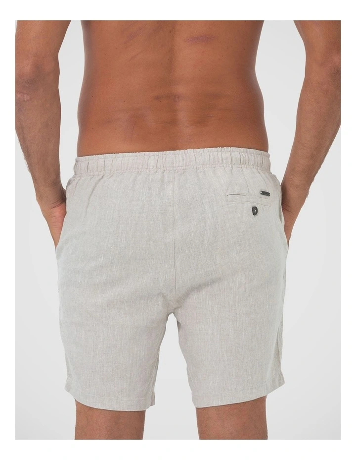 Men's Linen Shorts - Sand image 2