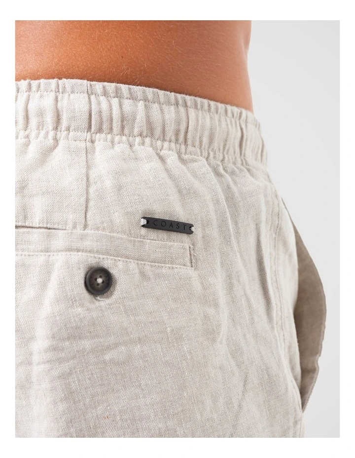 Men's Linen Shorts - Sand image 4