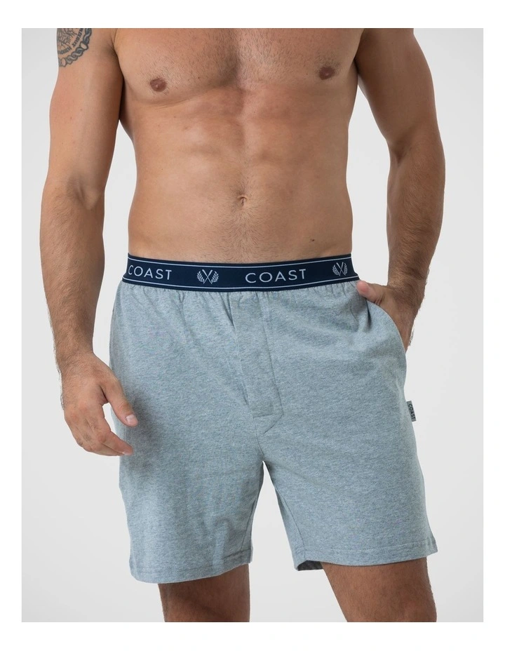 Lounge Shorts - Grey Marle image 1