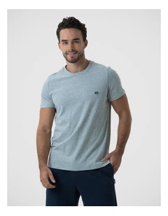 Crew Neck Tee in Grey