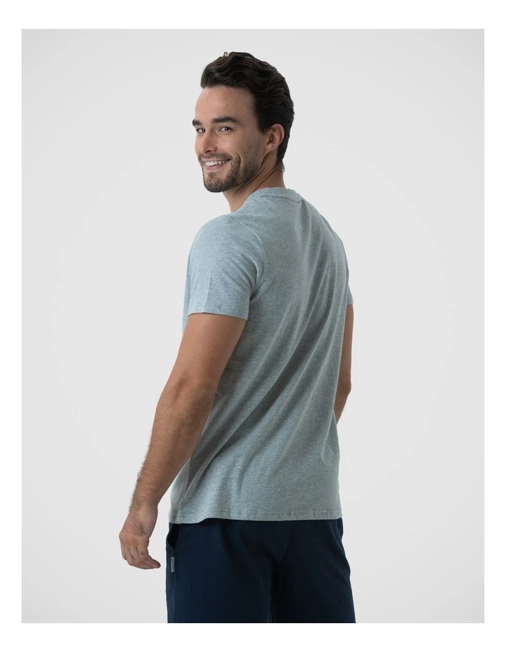 Crew Neck Tee in Grey image 2