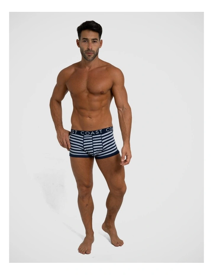 3 Pack Boxer Briefs - Navy Stripe image 4