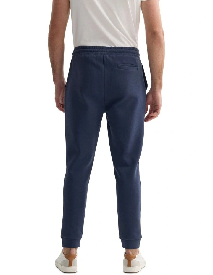 Atlas Double Faced Track Pants in Dark Navy image 2