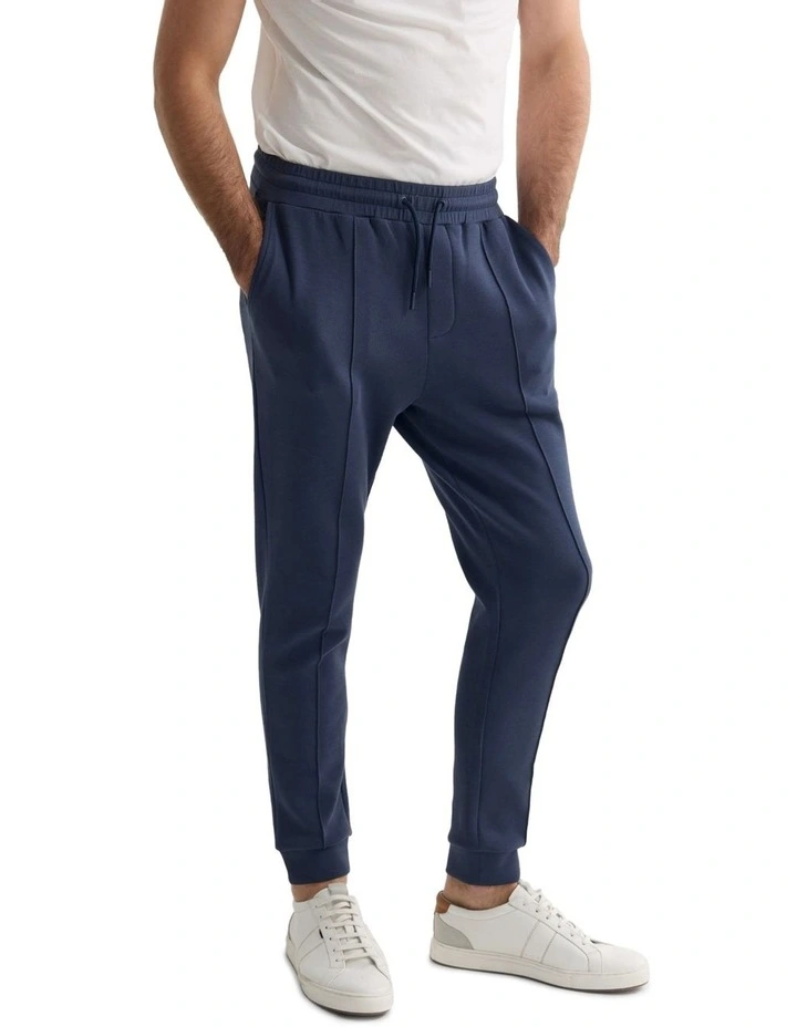Atlas Double Faced Track Pants in Dark Navy image 4