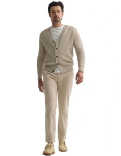 Lincon Cardigan in Stone