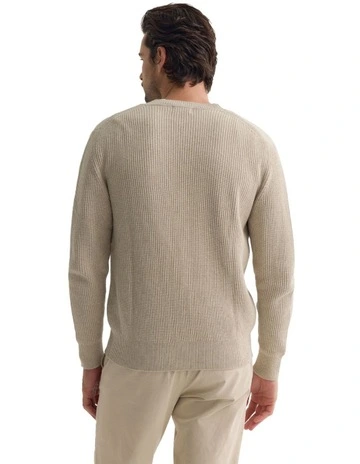 Lincon Cardigan in Stone