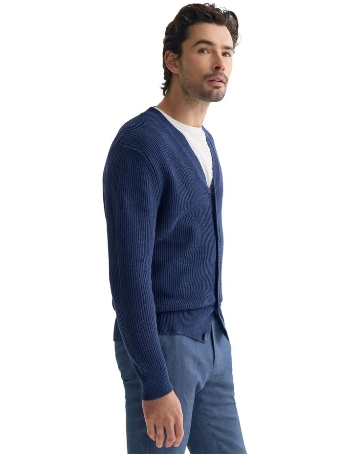Lincon Cardigan in Blue image 3