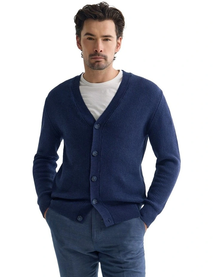 Lincon Cardigan in Blue image 5