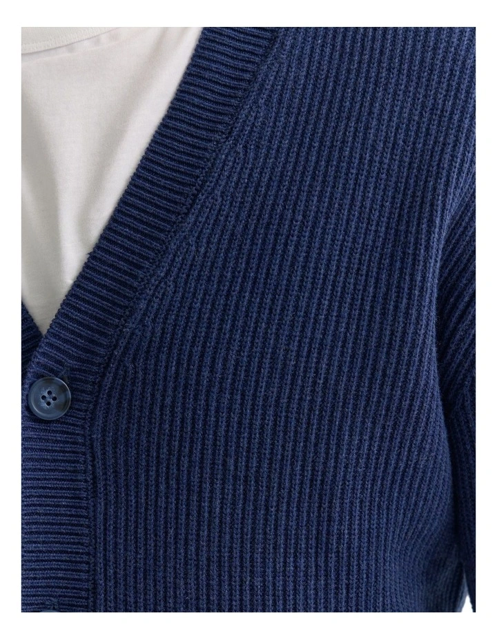 Lincon Cardigan in Blue image 6