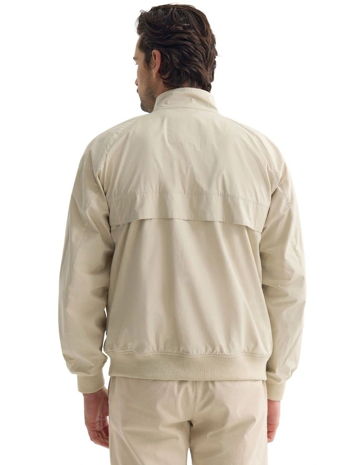 Henry Unlined Bomber Jacket in Stone image 2