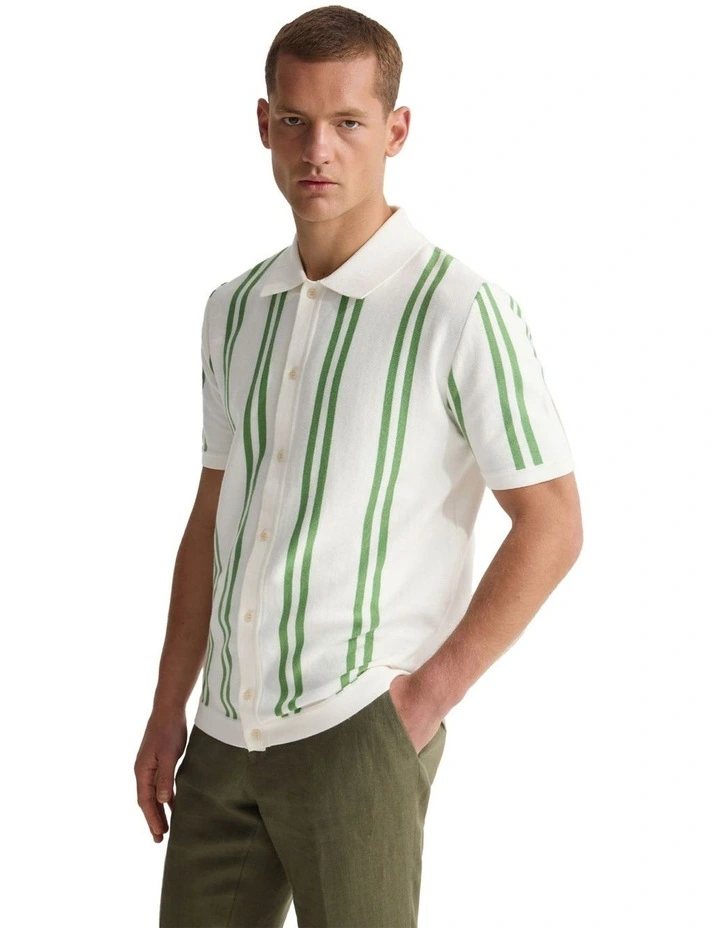 Francisco Polo Collar Knit in Multi image 3
