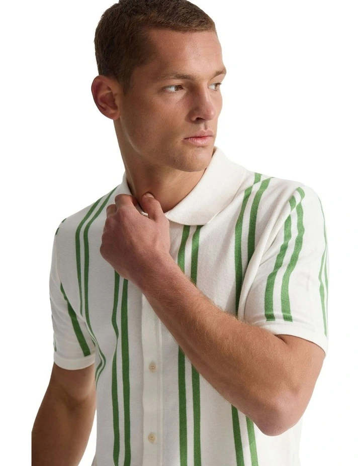 Francisco Polo Collar Knit in Multi image 4