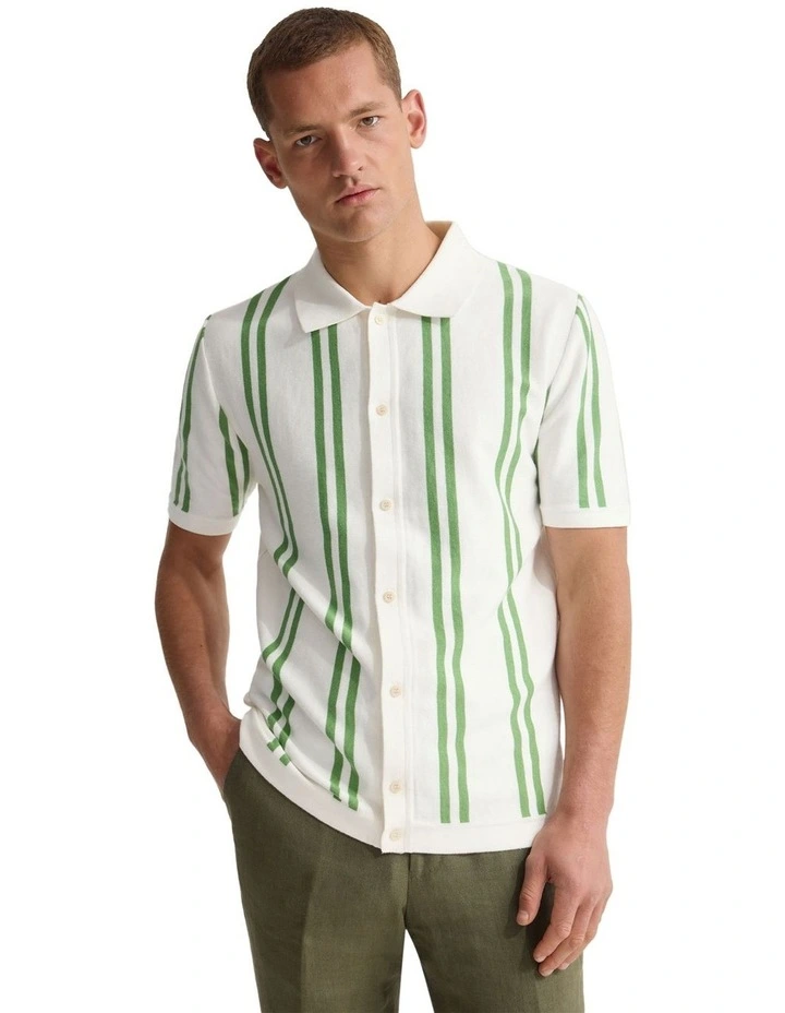 Francisco Polo Collar Knit in Multi image 5