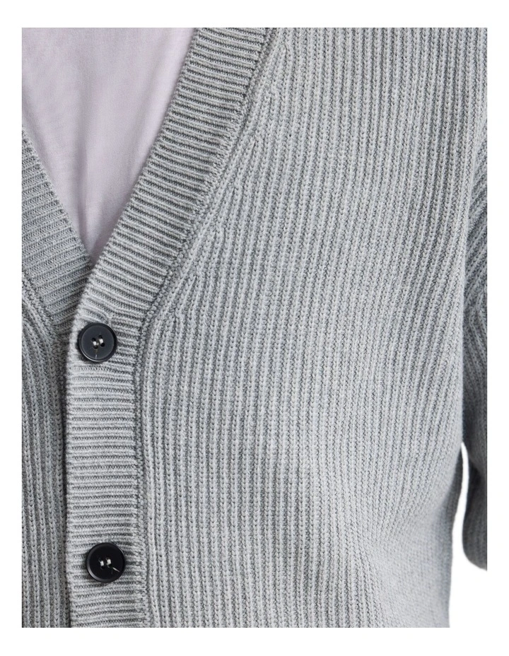 Lincon Cardigan in Grey image 5