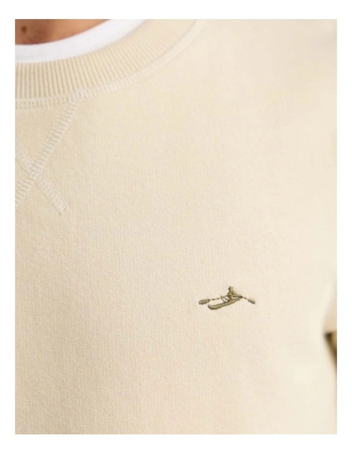 Leo Sweatshirt in Stone image 6
